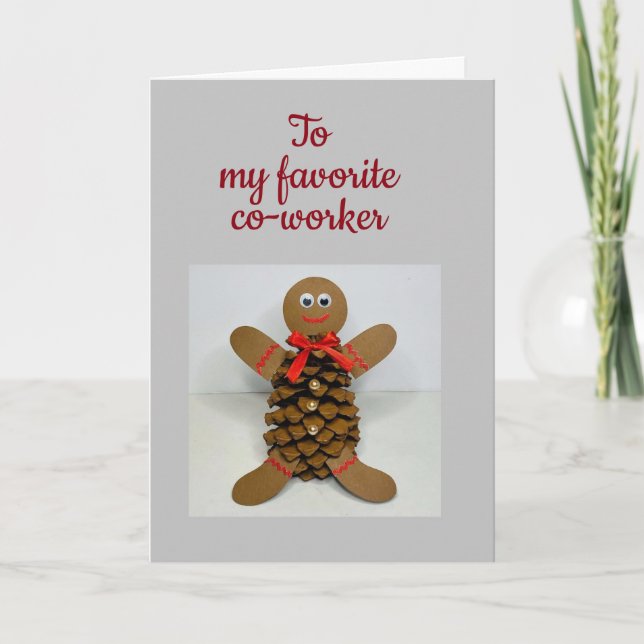 **TO MY FAVORITE CO-WORKER HOLIDAY CARD (Front)