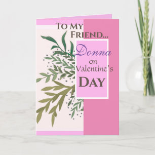 “To My Friend on Valentine’s Day!” Personali Card