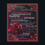 To My Girlfriend Birthday Gift, Couple Love Gift Flyer<br><div class="desc">To My Girlfriend Birthday Gift,  Couple Love Gift</div>