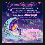 To My Granddaughter Butterflies Birthday Gift Idea Poster<br><div class="desc">To My Granddaughter Butterflies Birthday Gift Idea</div>