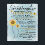 To My Granddaughter Gift, Grandkids Birthday Gift<br><div class="desc">To My Granddaughter Gift,  Grandkids Birthday Gift</div>