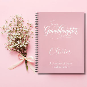 to My Granddaughter Personalised  Notebook