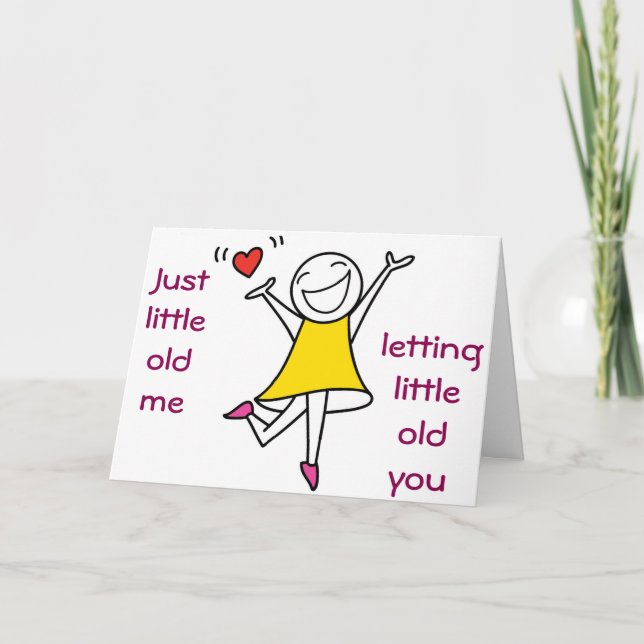 TO MY GROOM ON OUR WEDDING DAY-LOVE LITTLE OLD YOU CARD (Front)
