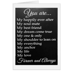 "TO MY HAPPILY EVER AFTER" HAPPY ANNIVERSARY