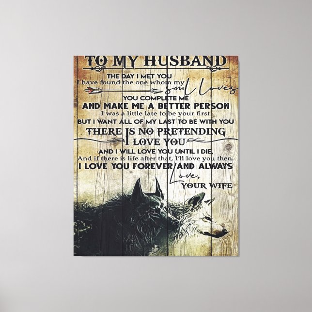 To my Husband | Beautiful Family Decor Gift (Front)