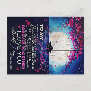 To My Husband Birthday Gift   Letter To Husband Postcard