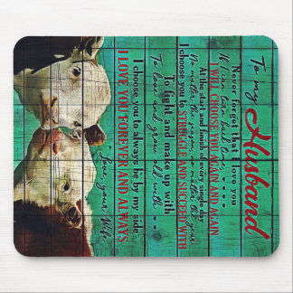 To my Husband | Cute Family Present Mouse Pad