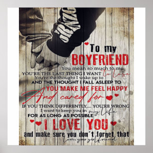 To my Husband Design Trendy Husband Gift Poster