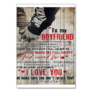 To my Husband Gift   Lovely Husband Letter Table Number
