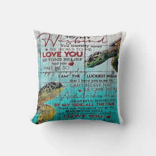 To my Husband House Decoration Gift Cushion