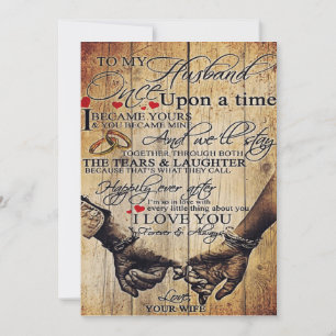 To My Husband Letter   Cute Present   Dad's Gift   Holiday Card