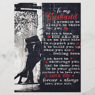 To My Husband Letter   Cute Present To My Husband  Menu