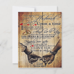 To my Husband   Letter For Husband   Family Decor Invitation