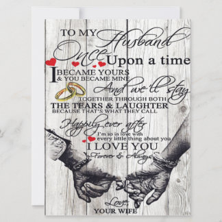 To My Husband Letter, Love Quotes Gift