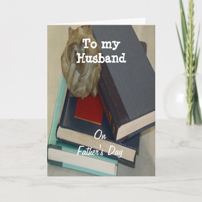 To My Husband on Father's Day Card (Front)