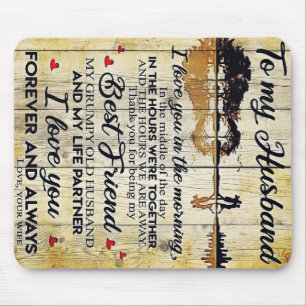 To my Husband Perfect Gift For Husband Mouse Pad