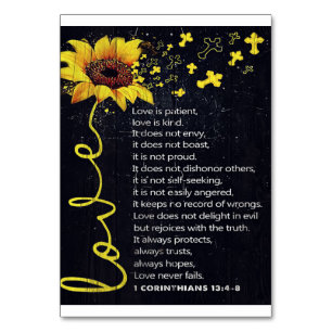 To My Husband Present   Cute Home Decor Gift   Table Number