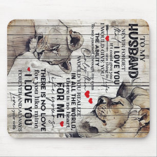 To My Husband Present   New Home Gift   Best Gift Mouse Pad