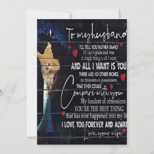 To my Husband Quotes   Best Holiday Gift Card