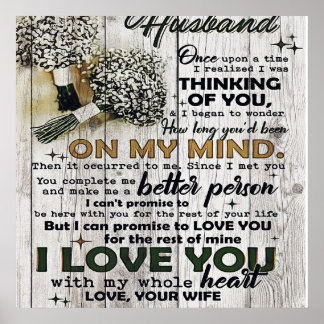 To my Husband |To My Husband | Love Quotes To Him Poster