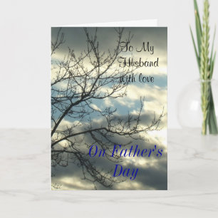 To My Husband with Love On Father's Day Card