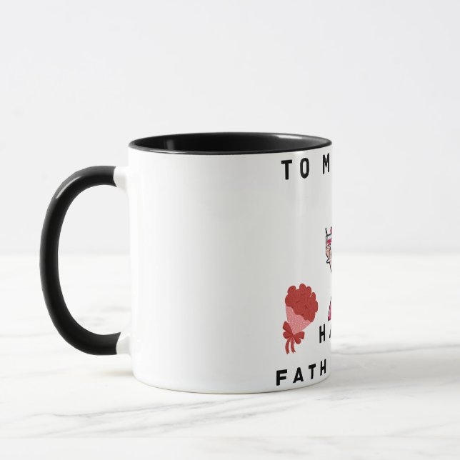 To My King Funny Father's Day Mug (Left)