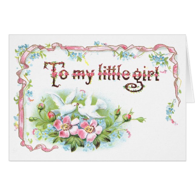 To My Little Girl (Front Horizontal)