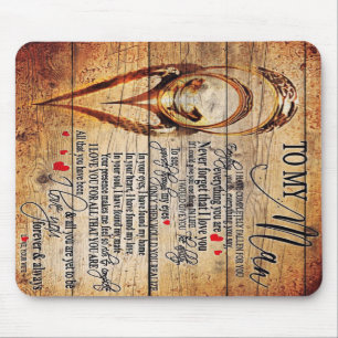 To My Love   My Husband Present   Cute Quotes Gift Mouse Pad