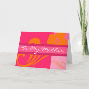 To My Mother Card