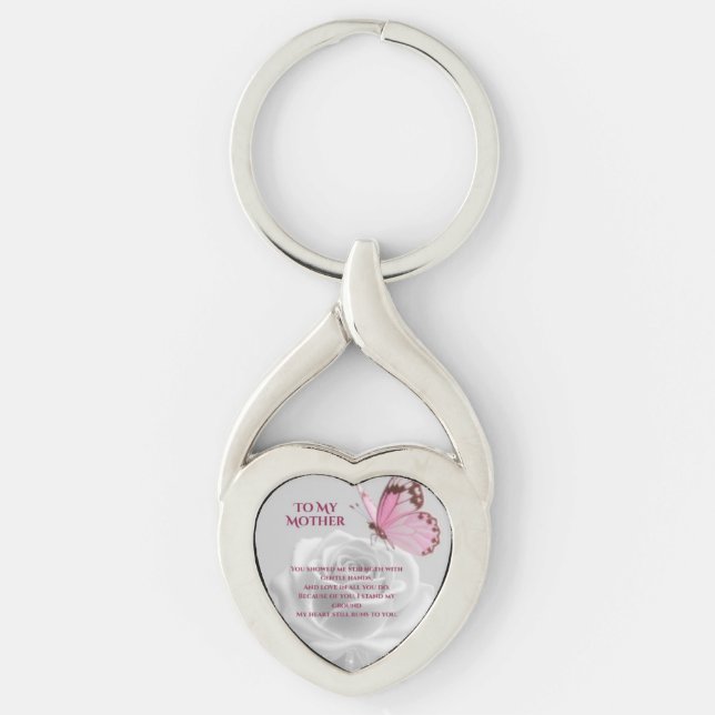To My Mother Key Ring (Front)