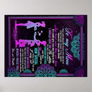 To My Mum And Daughter Gift, Mummy Gift Idea Poster