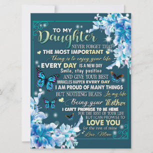 To My Mum Gift,Daughter And Mum,Butterfly Lovers