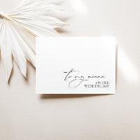 "To My Niece On Her Wedding Day" Message Card