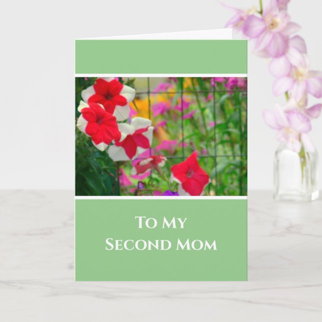 "TO MY OTHER MOM"/HAPPY MOTHER'S DAY/FLORAL CARD (Orchid)