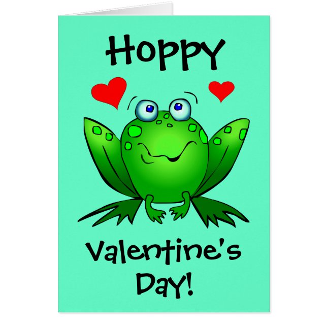 To My Princess Hoppy Valentines Frog Card (Front)