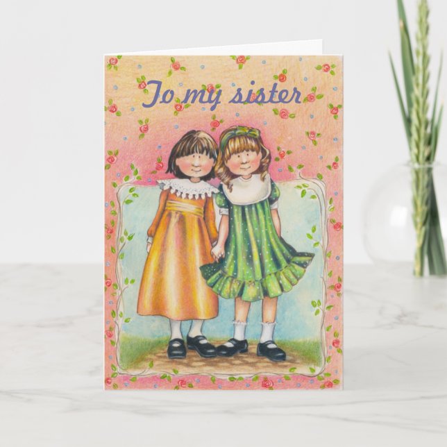 To my sister card (Front)