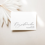 "To My Sister-In-Law On My Wedding Day" Card<br><div class="desc">The "To My Sister-In-Law On My Wedding Day" Card is a heartfelt and thoughtful way to express your love and appreciation to your sister-in-law on this special occasion. Designed to coordinate with for the «Chloe» Wedding Invitation Collection. View the collection link on this page to see all of the matching...</div>