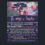 To My Sister Lady Girl Gift, Sister Birthday Gift Tablecloth<br><div class="desc">To My Sister Lady Girl Gift,  Sister Birthday Gift</div>