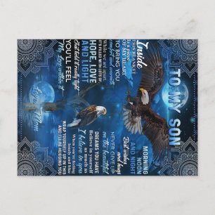 To My Son Birthday Gift, Gift To My Baby Boy Postcard