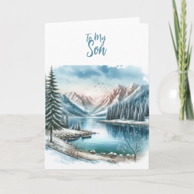 To My Son Get Well Card (Front)