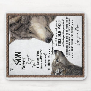 To My Son Gift, Mum And Son, Love Letter To Son Mouse Pad