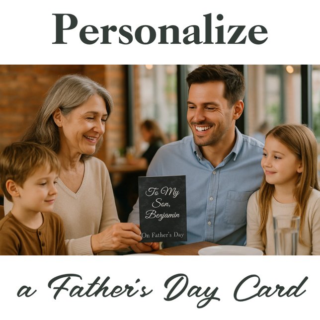 To My Son on Father's Day Card (Creator Uploaded)