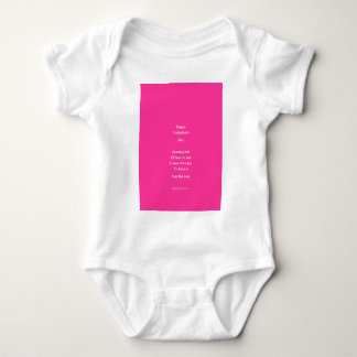 To my son Valentine's Day Baby Bodysuit