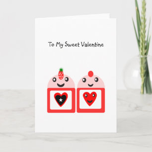 To My Sweet Valentine Holiday Card