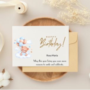To My Sweetest Baby: Happy Birthday, Love! Holiday Card