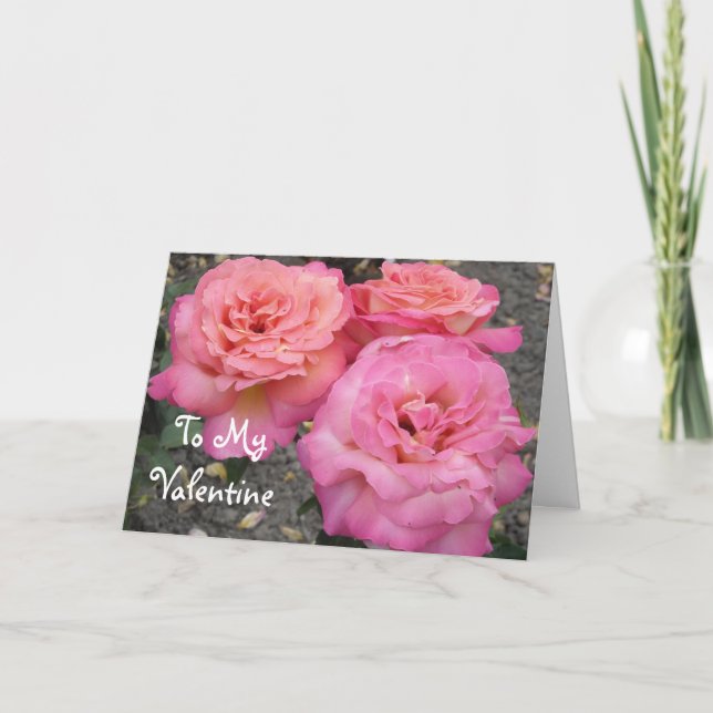 To My Valentine Holiday Card (Front)