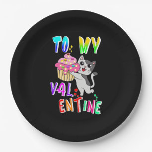 To My Valentine Paper Plate