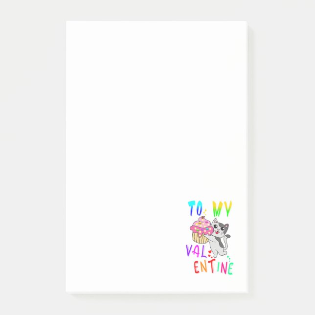 To My Valentine Post-it Notes (Front)