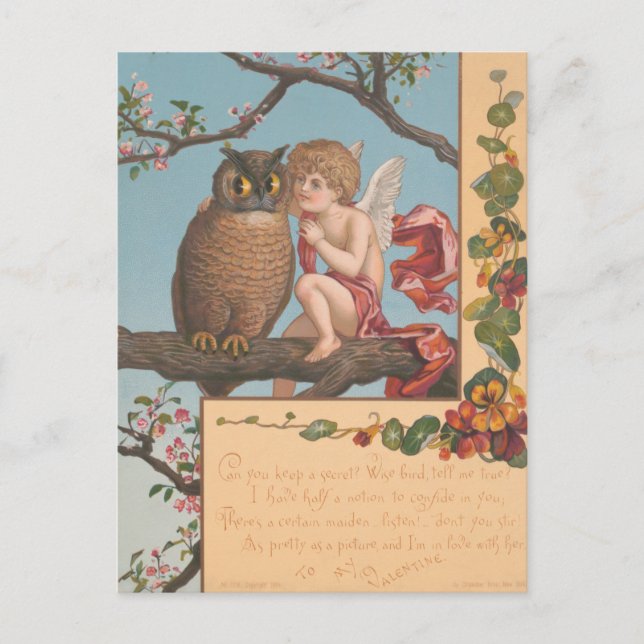 To My Valentine Postcard (Front)