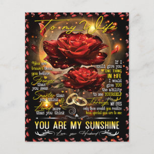 To My Wife Gift, Couple Love Gift, Wedding Gift Flyer